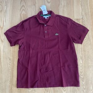 Lacoste L1221 L1212 Organic Cotton Pique Polo Shirt Tennis French Sport Prep